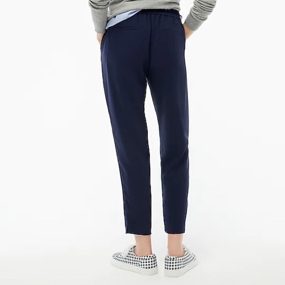 JCrew Jamie Pant with Elastic Waist in Navy - Picture 2 of 6